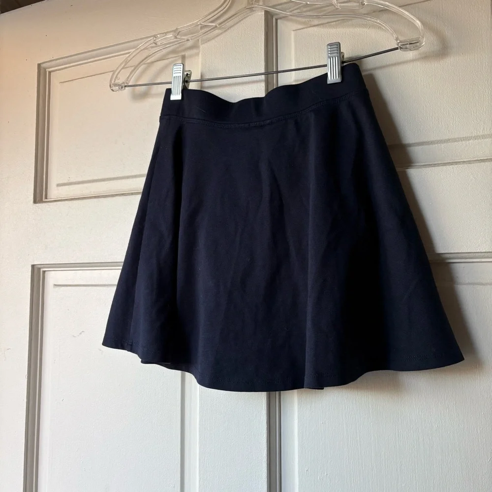 Place Classic Navy Blue Kids pleated uniform Skirt. SB3